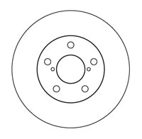 NF PARTS Тормозной диск 204409NF